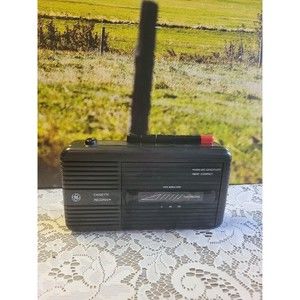 Vintage GE Compact Cassette Recorder/Player (3-5301S) NOS And Cassettes